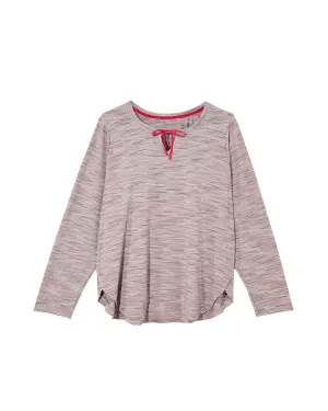 Tuberosa Tee | Charcoal Grey / Magenta