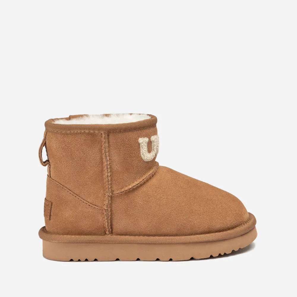 Ugg Kids Classic Knit Logo Mini Boots