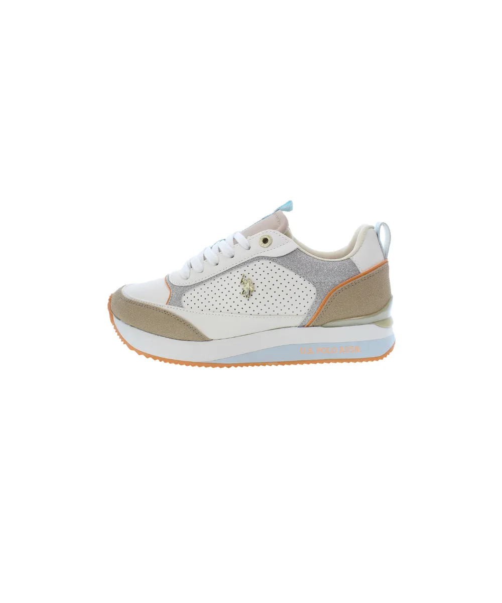 US POLO WOMENS TRAINERS WITH RUNNING OUTSOLE