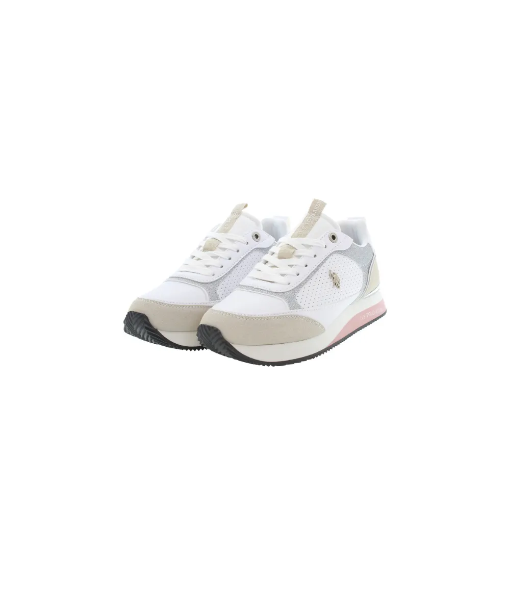 US POLO WOMENS TRAINERS WITH RUNNING OUTSOLE