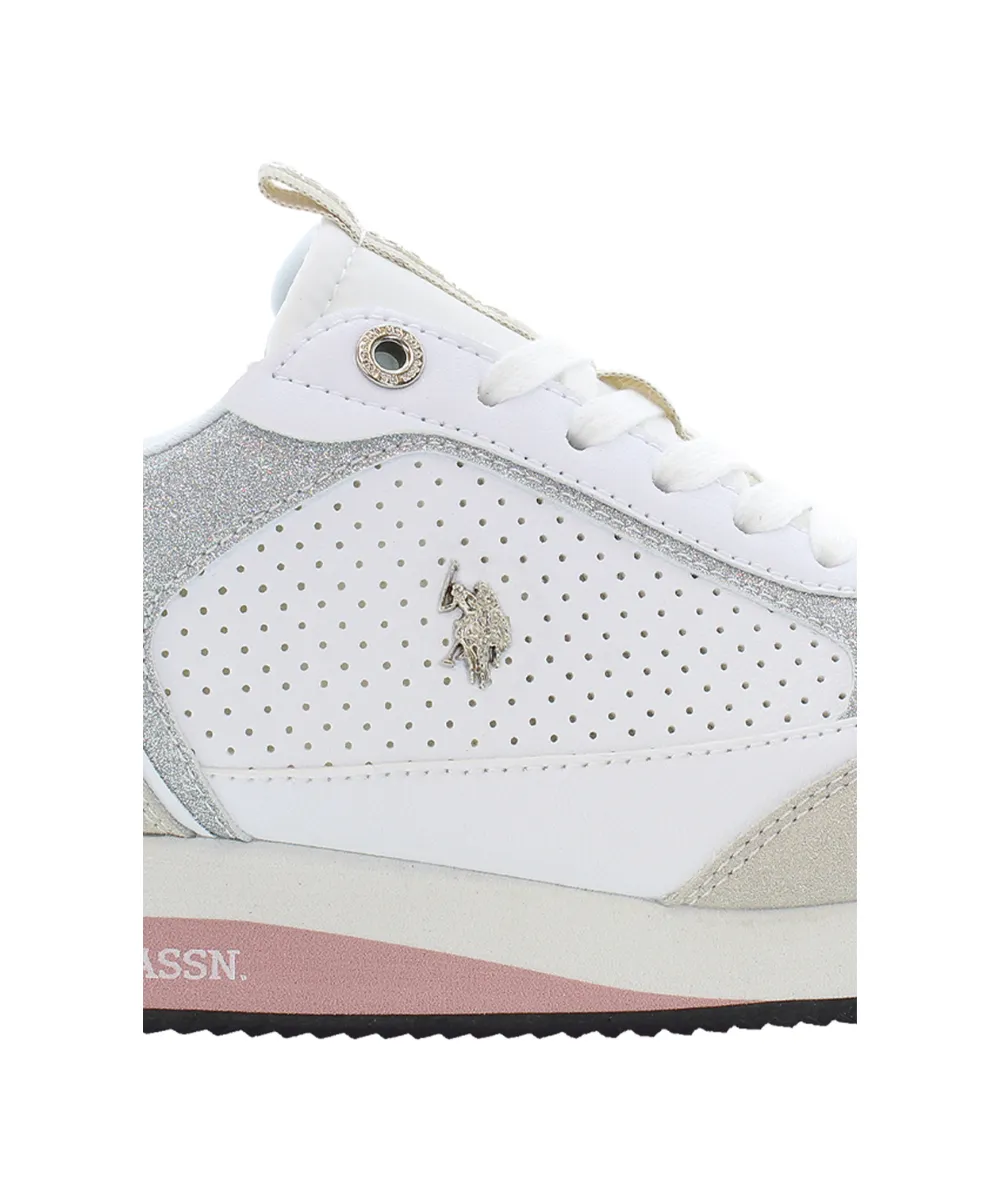 US POLO WOMENS TRAINERS WITH RUNNING OUTSOLE