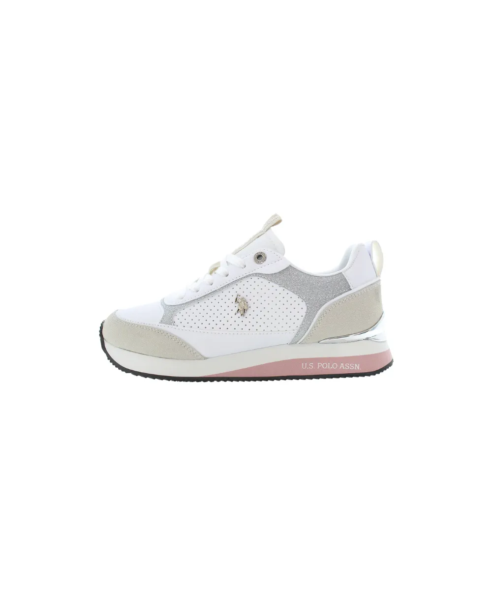 US POLO WOMENS TRAINERS WITH RUNNING OUTSOLE