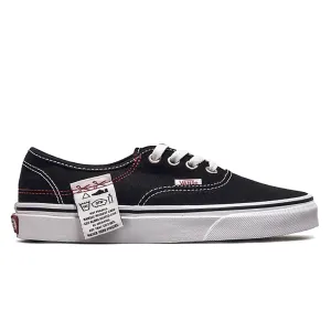 Vans Unisex Authentic DIY Shoes - Black / White / Red