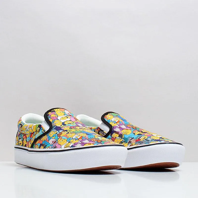 Vans X The Simpsons ComfyCush Slip-On Shoes