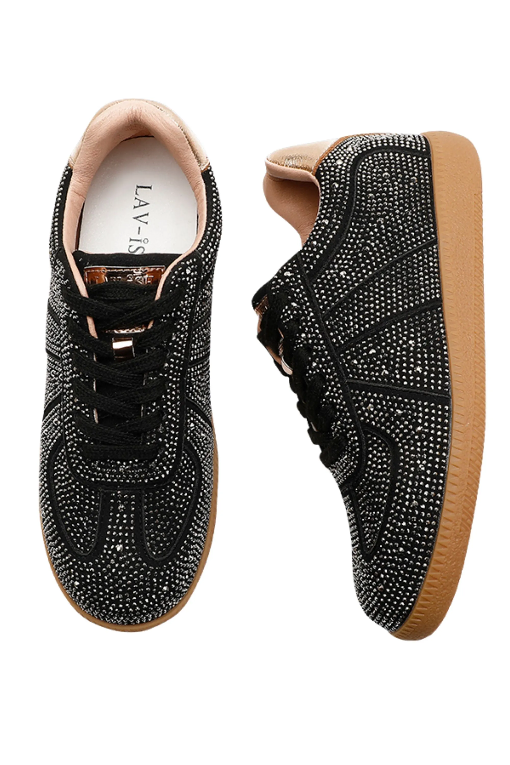 VELVET BLING SNEAKERS - SNKVEL