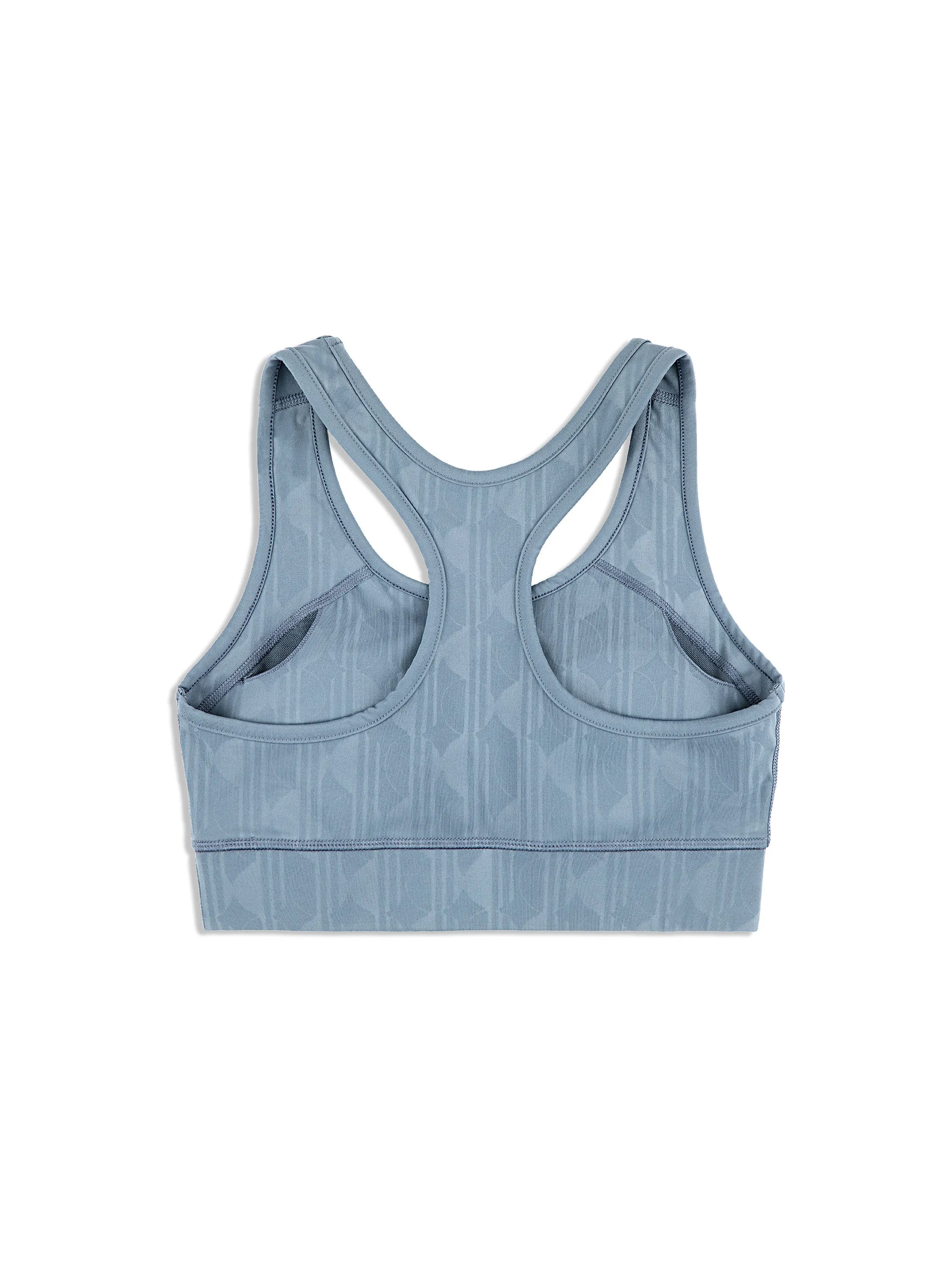 Viano Printed Sports Bra- Grisaille