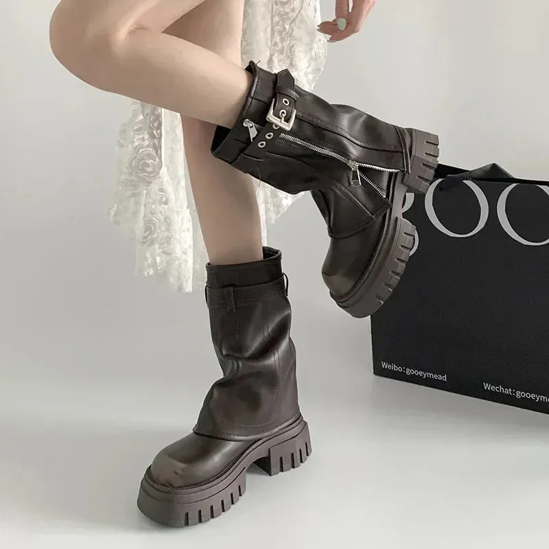 VogueVista Chunky Boots