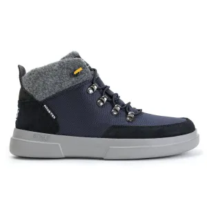 Walk in Pitas Pic-Tai Ladies Navy Nylon Waterproof Elasticated Ankle Boots