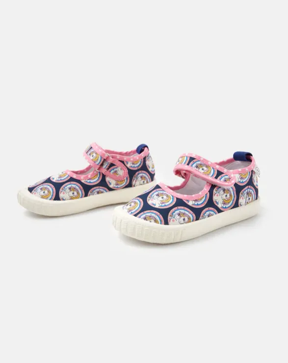 Walnut My Little Pony Mary Jane Canvas Shoes