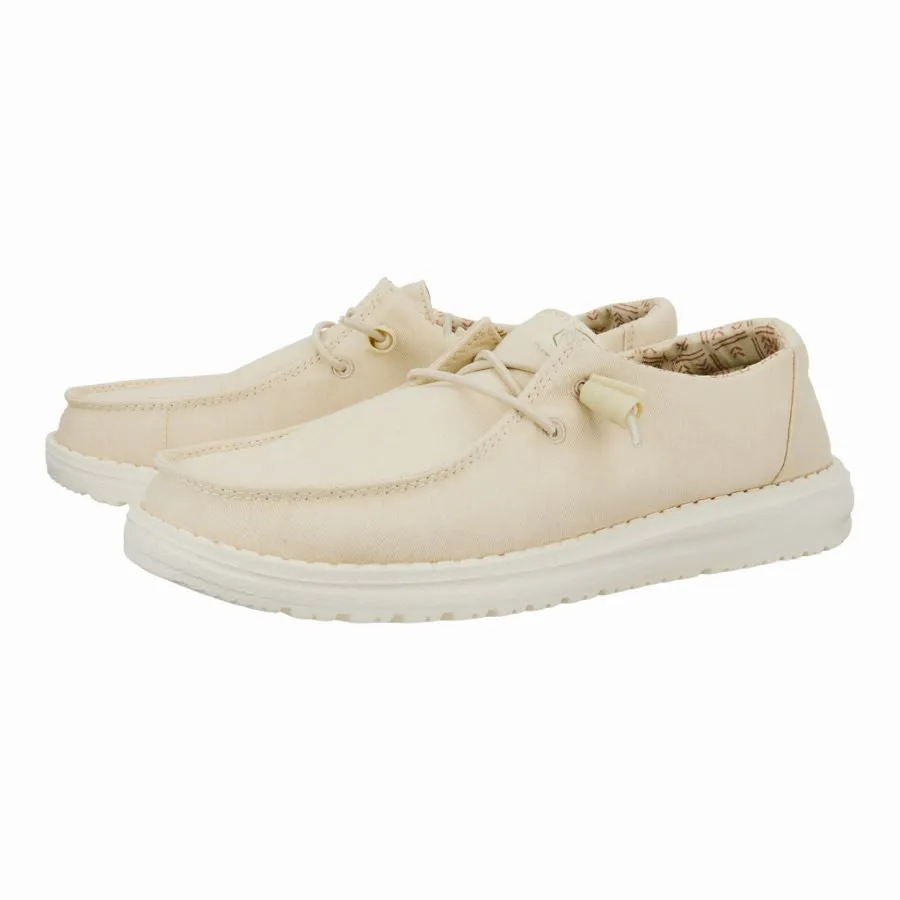 Wendy Stretch Canvas - Off White