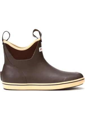 Women's 6in Ankle Deck Boot-Brown