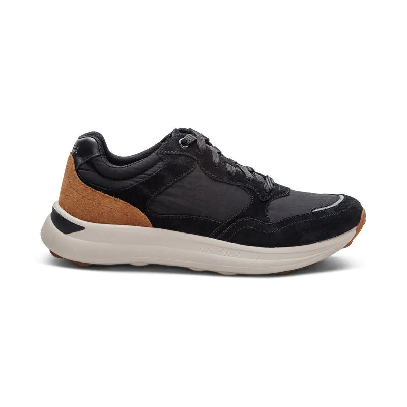 WOMEN'S AETREX MOLLY SNEAKER | BLACK