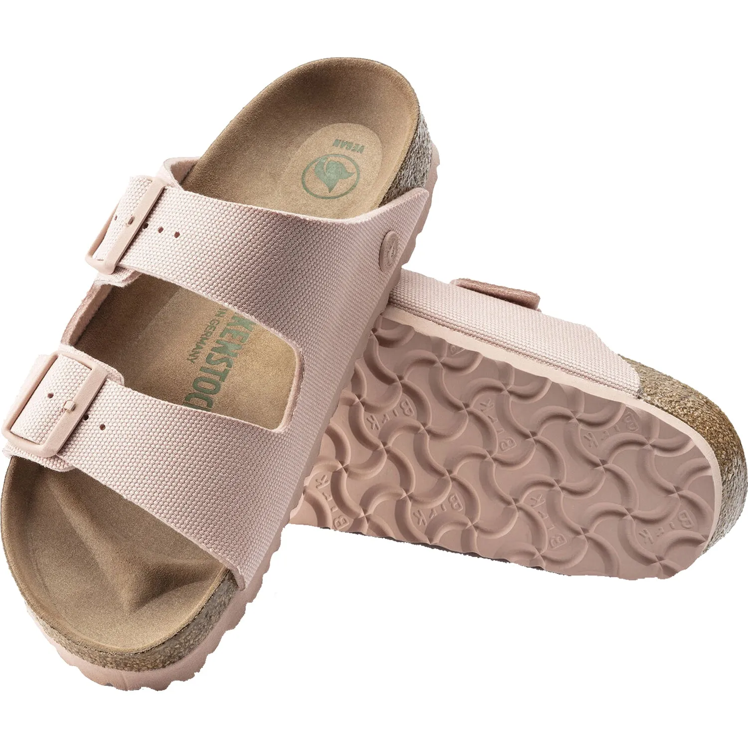 Women's Birkenstock Arizona Vegan Soft Pink Canvas