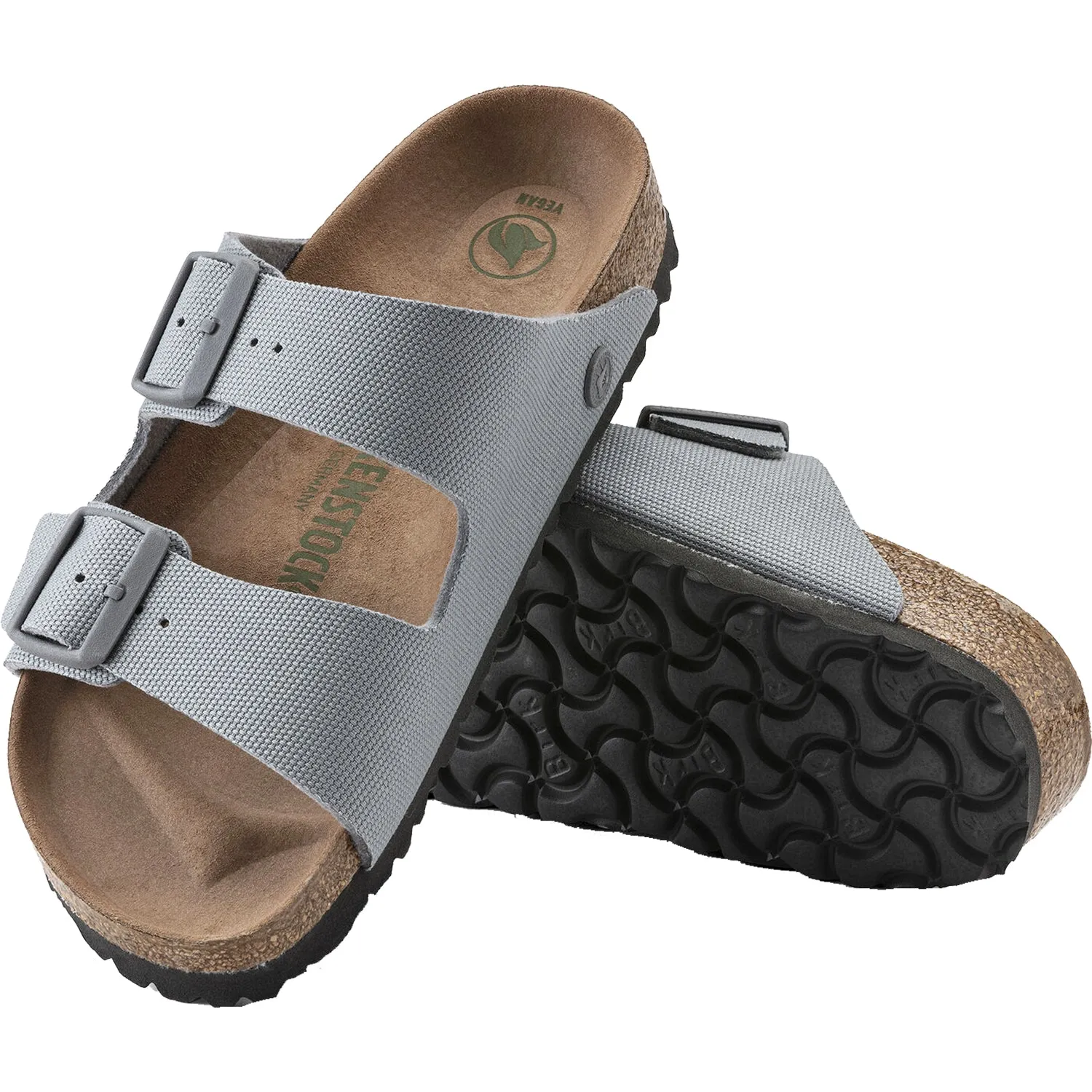 Women's Birkenstock Arizona Vegan Stone Coin Canvas