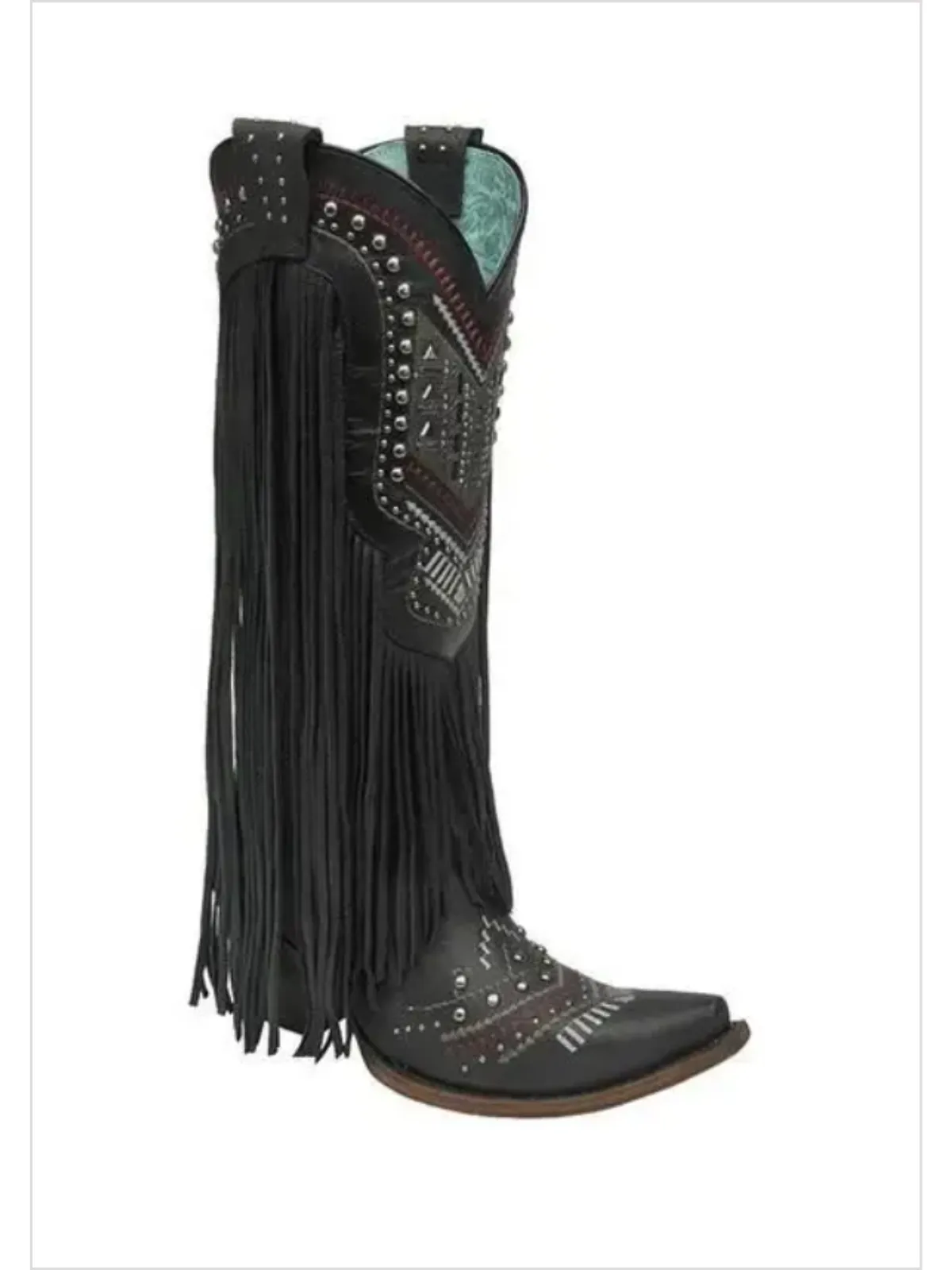 Women's Bohemian Fringe Cowboy Boots