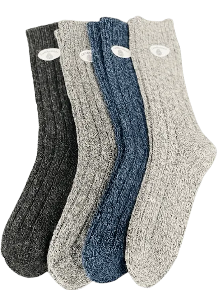 Women’s Crew Socks - Regenerated Wool and Ecofriendly Footwear