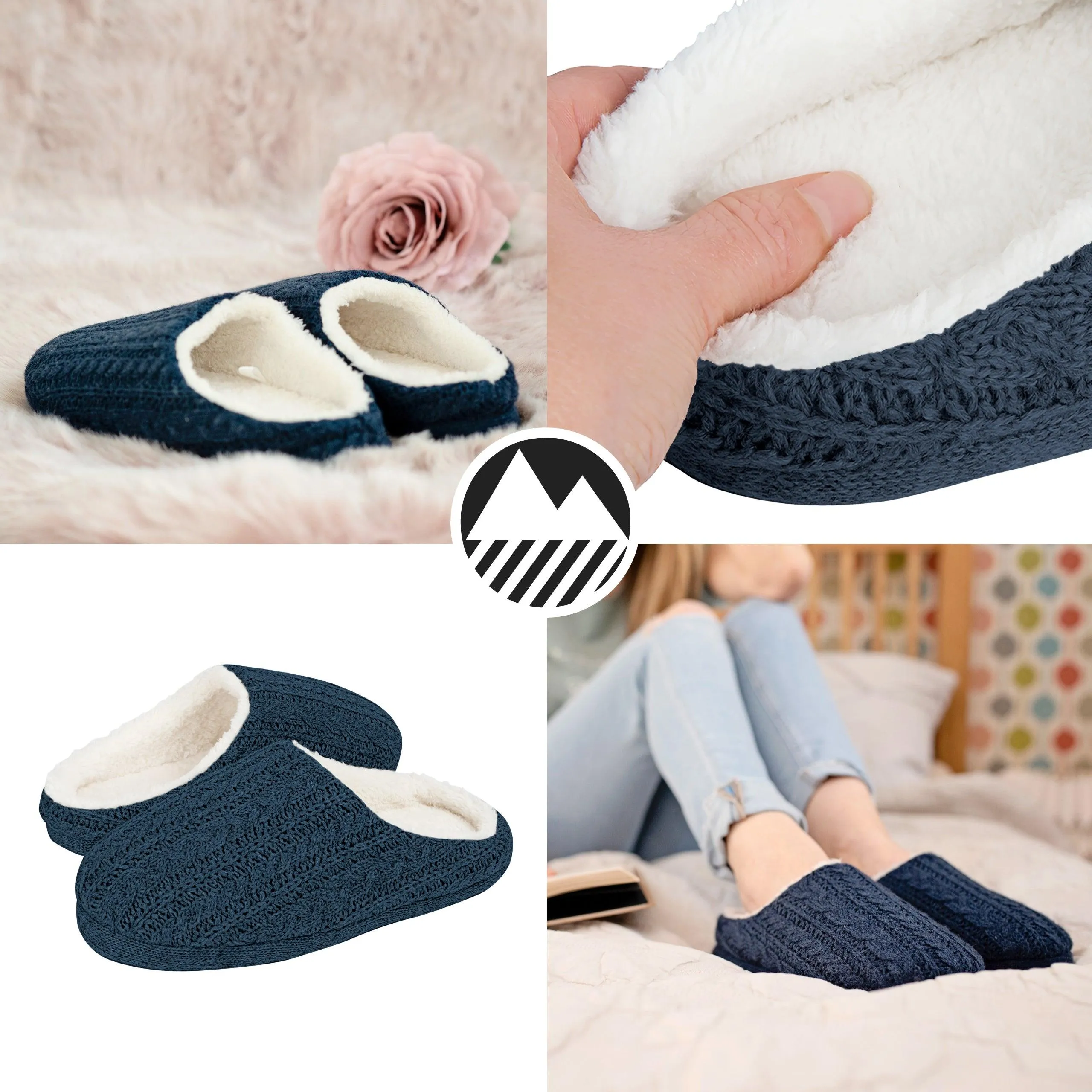 Women's Hobkin Cable Knit Slippers