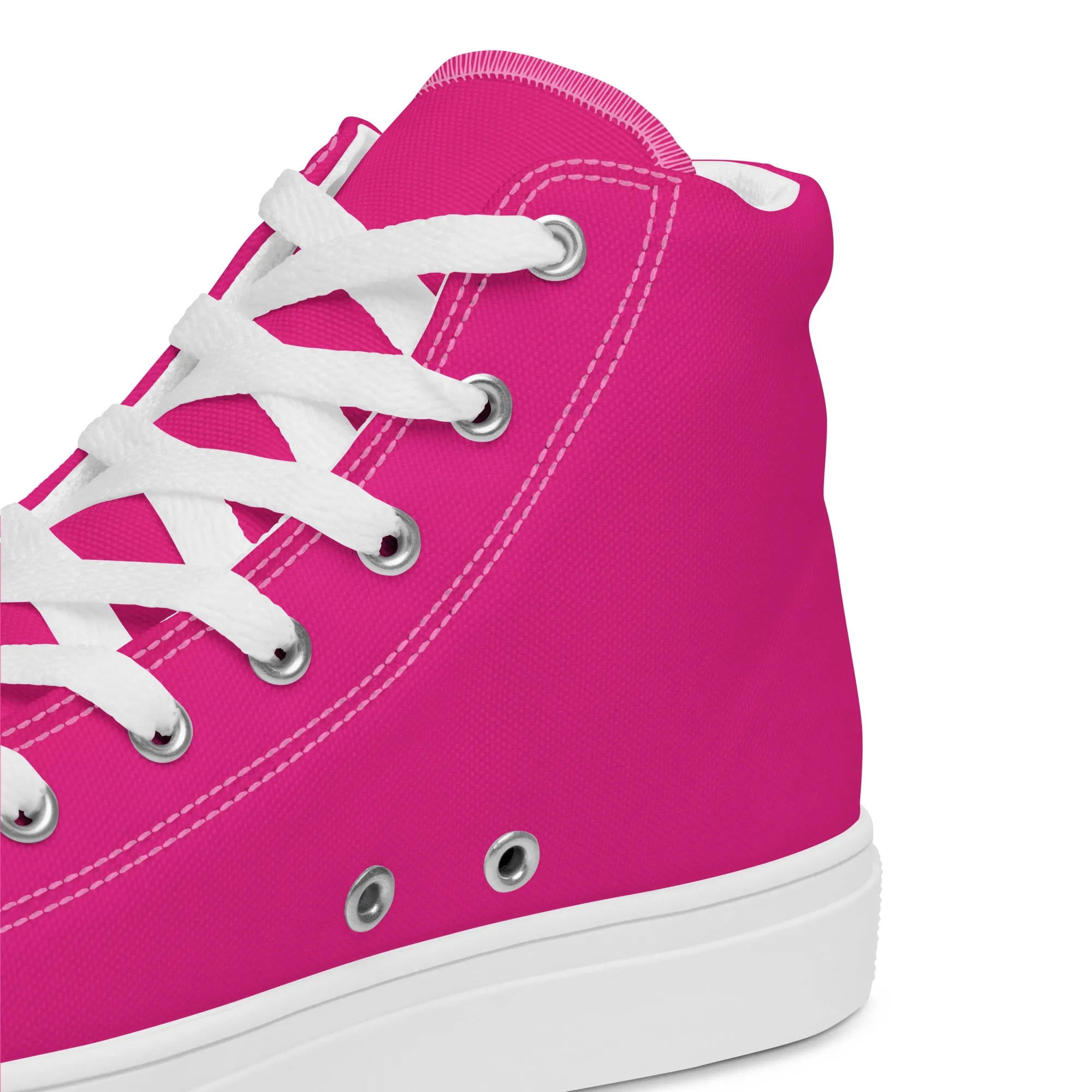 Women’s Hot Pink High Top Shoes