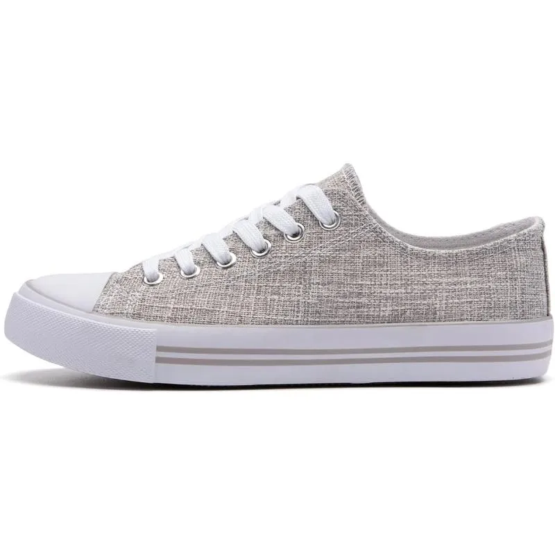 Women's Mono Canvas Lace-Up Sneakers