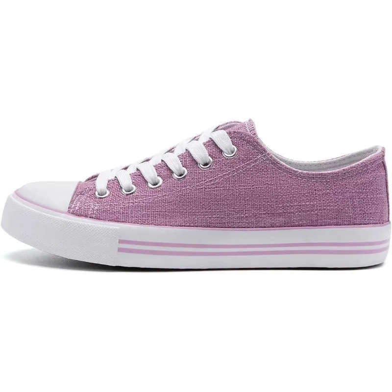 Women's Mono Canvas Lace-Up Sneakers