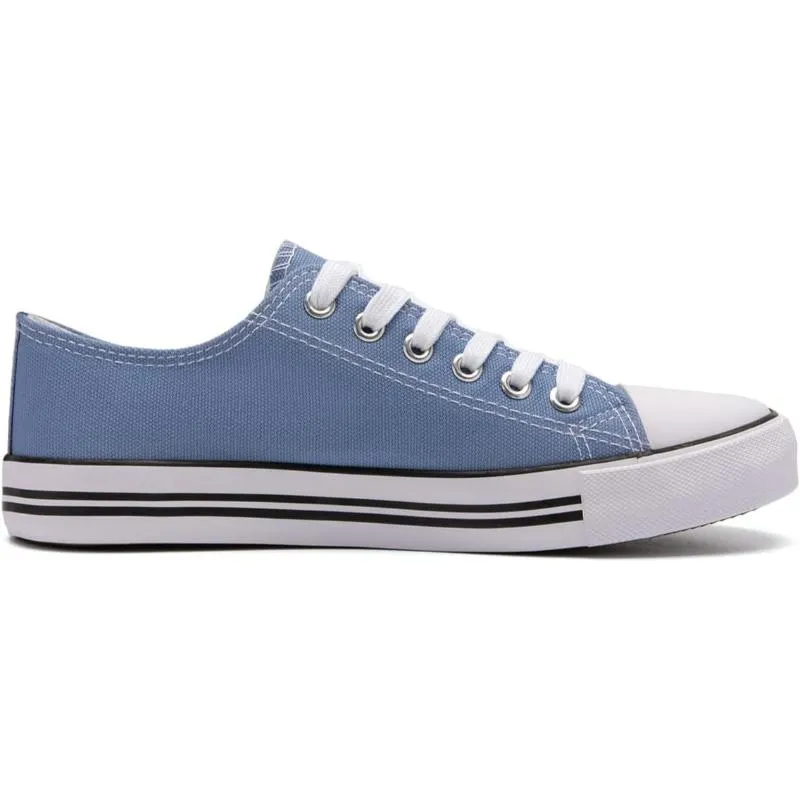 Women's Mono Canvas Lace-Up Sneakers