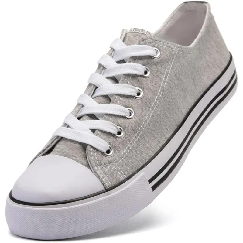 Women's Mono Canvas Lace-Up Sneakers