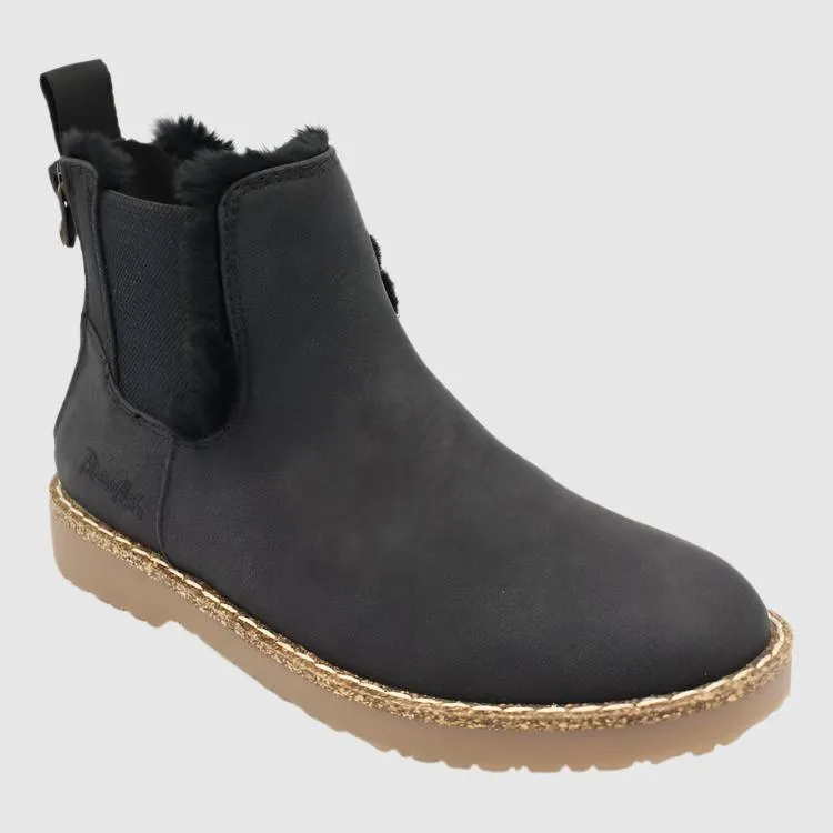 Women's Warm Suede Flat Boots